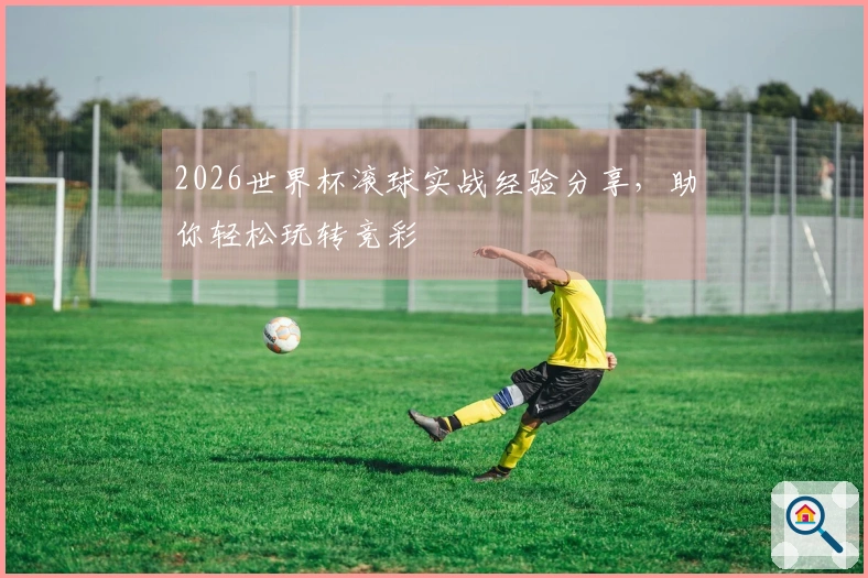 2026世界杯滚球实战经验分享，助你轻松玩转竞彩